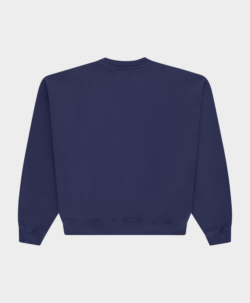 ARBOR FLOWER NAVY CREWNECK