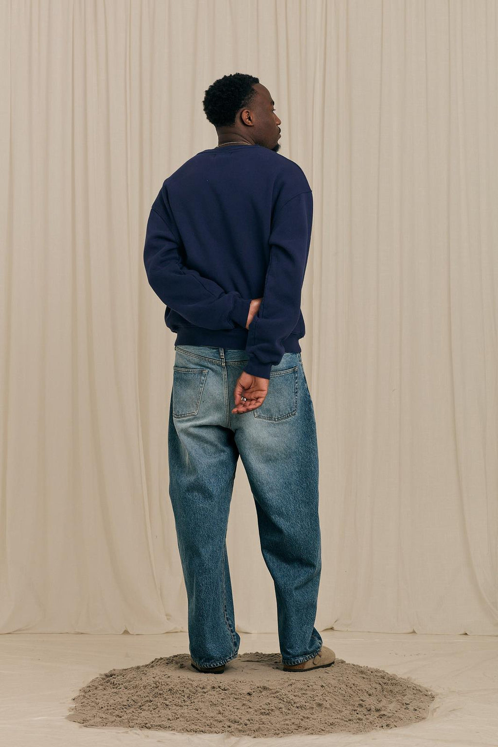 ARBOR ANTWERP Arbor flower navy crewneck