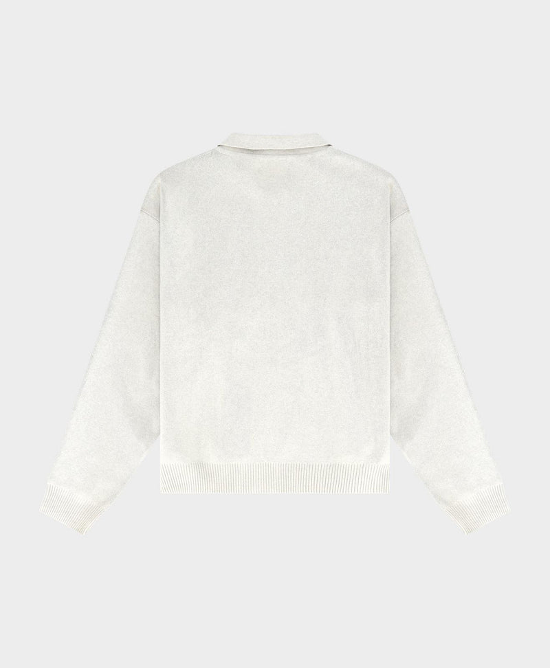 ARBOR ANTWERP Beige zipper polo