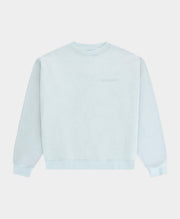 ARBOR ANTWERP Big application crewneck baby blue