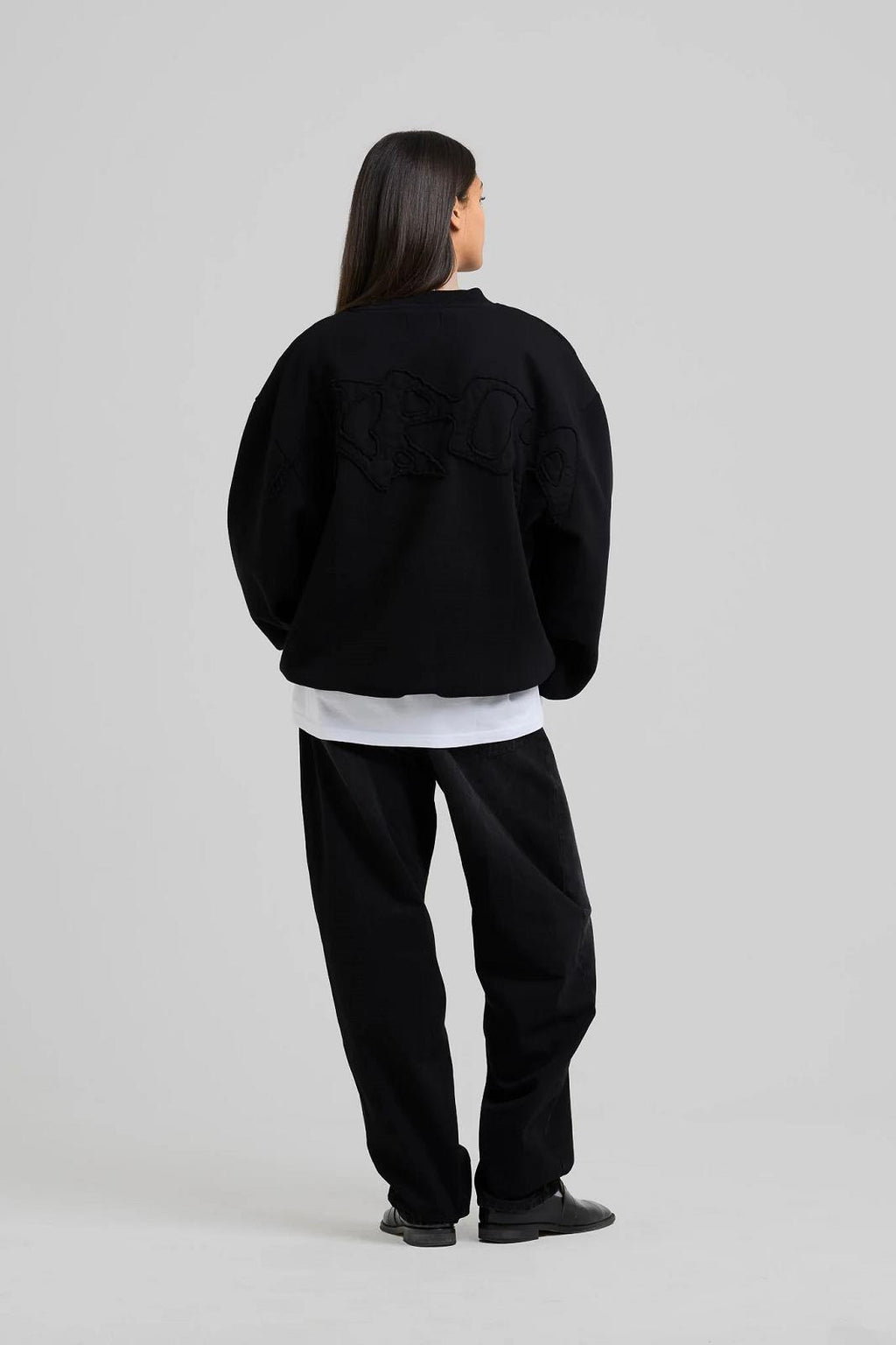 ARBOR ANTWERP Big application crewneck