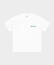ARBOR ANTWERP Big back logo green t-shirt white