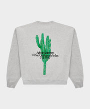 ARBOR ANTWERP Big cactus crewneck grey
