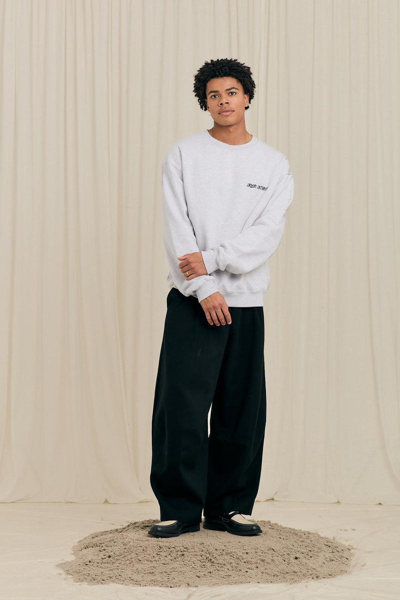 ARBOR ANTWERP Big cactus crewneck grey