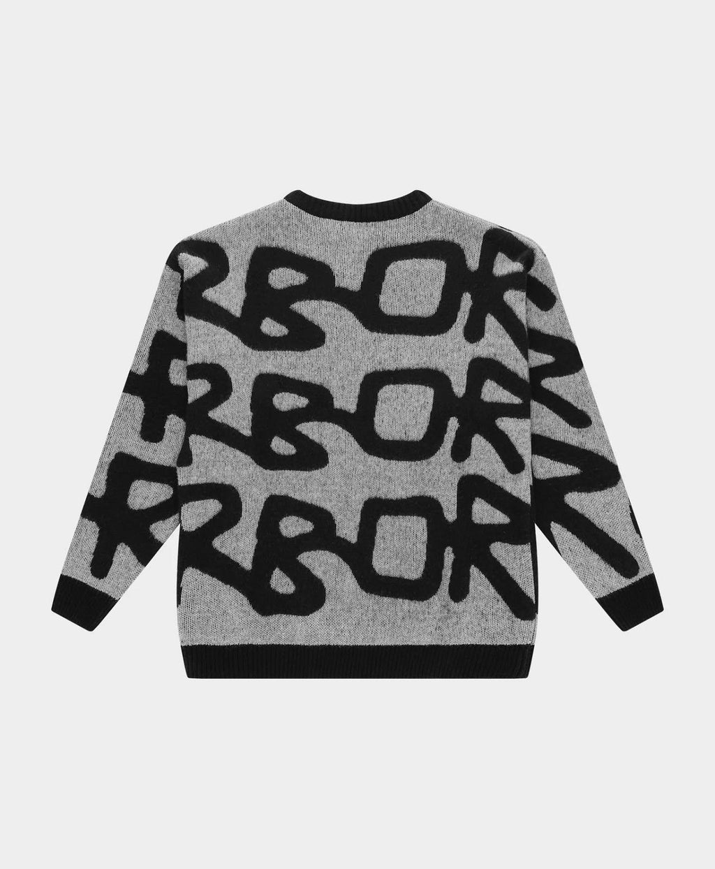 ARBOR ANTWERP Big logo Arbor alpaca knit black