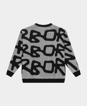 ARBOR ANTWERP Big logo Arbor alpaca knit black