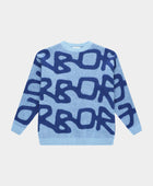 ARBOR ANTWERP Big logo Arbor alpaca knit blue