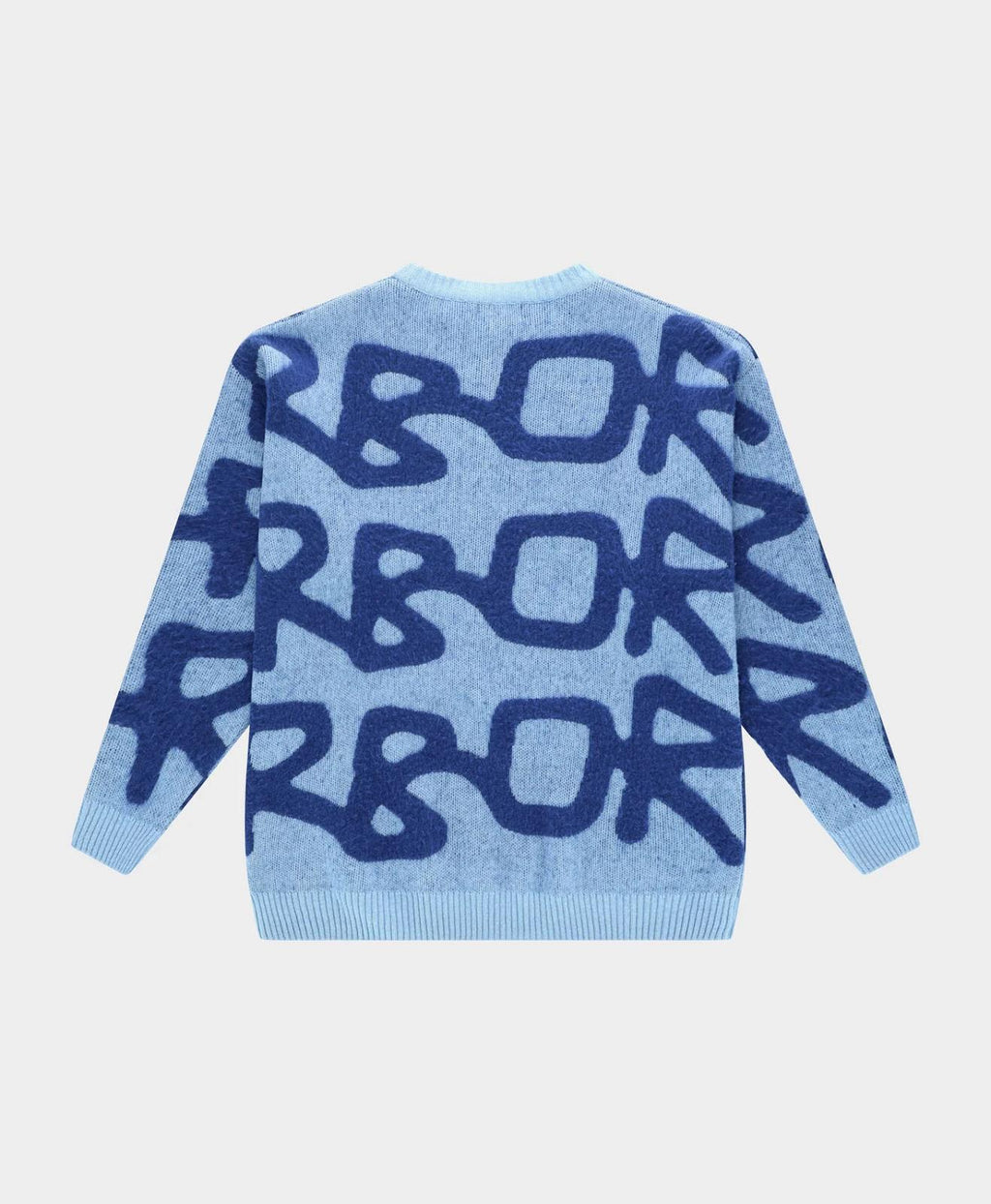 ARBOR ANTWERP Big logo Arbor alpaca knit blue