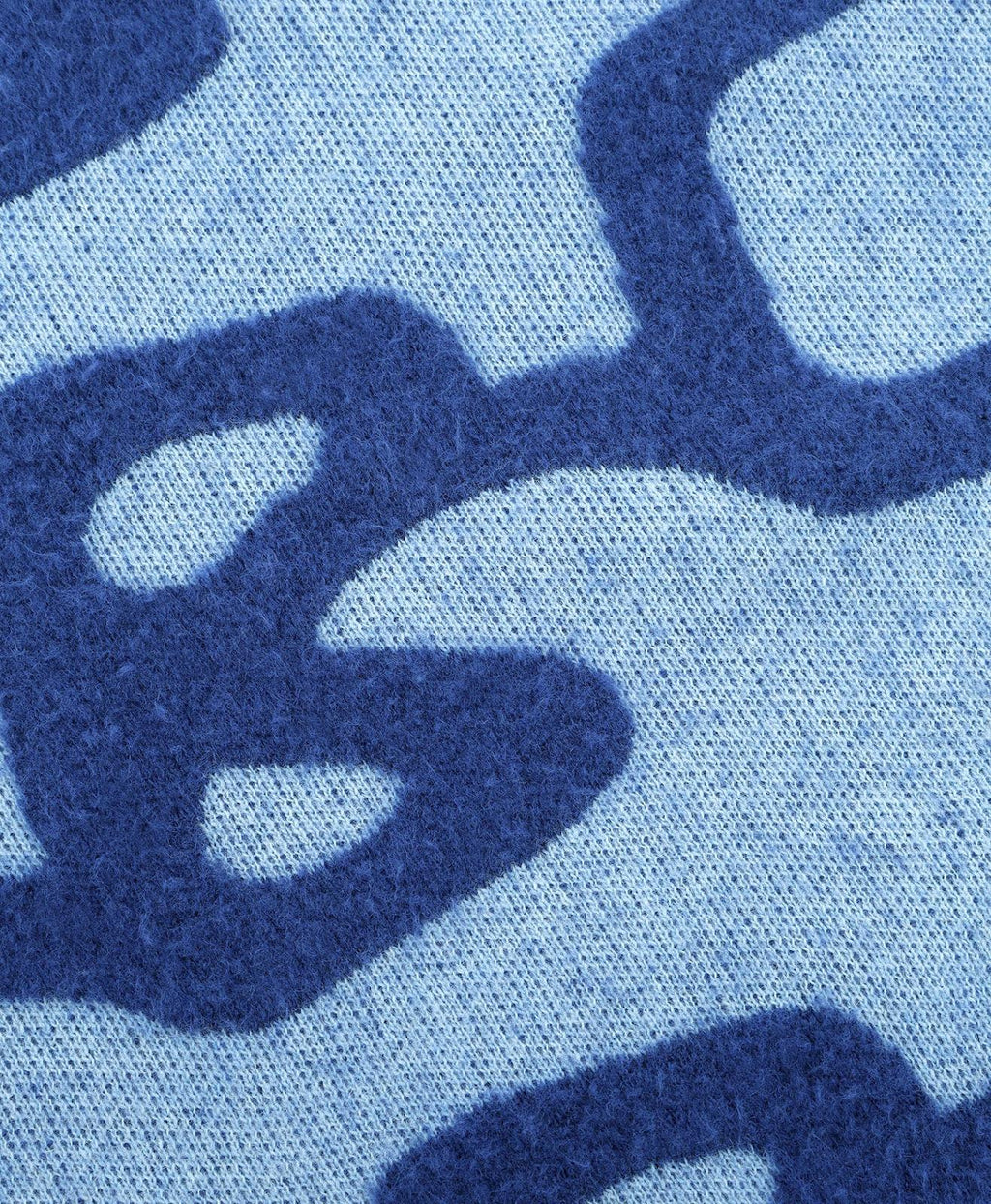 ARBOR ANTWERP Big logo Arbor alpaca knit blue