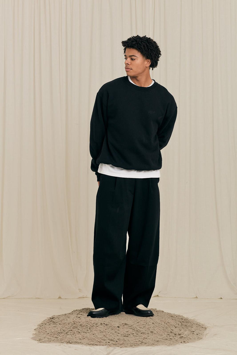 ARBOR ANTWERP Black Arbor icon crewneck