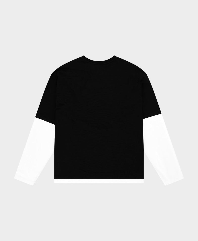 BLACK LAYERED LONGSLEEVE