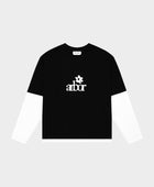 BLACK LAYERED LONGSLEEVE