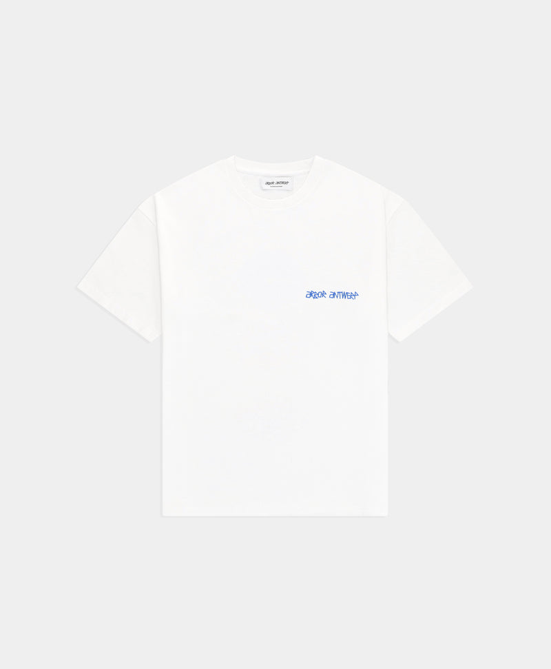 BLUE OVERLAY T-SHIRT