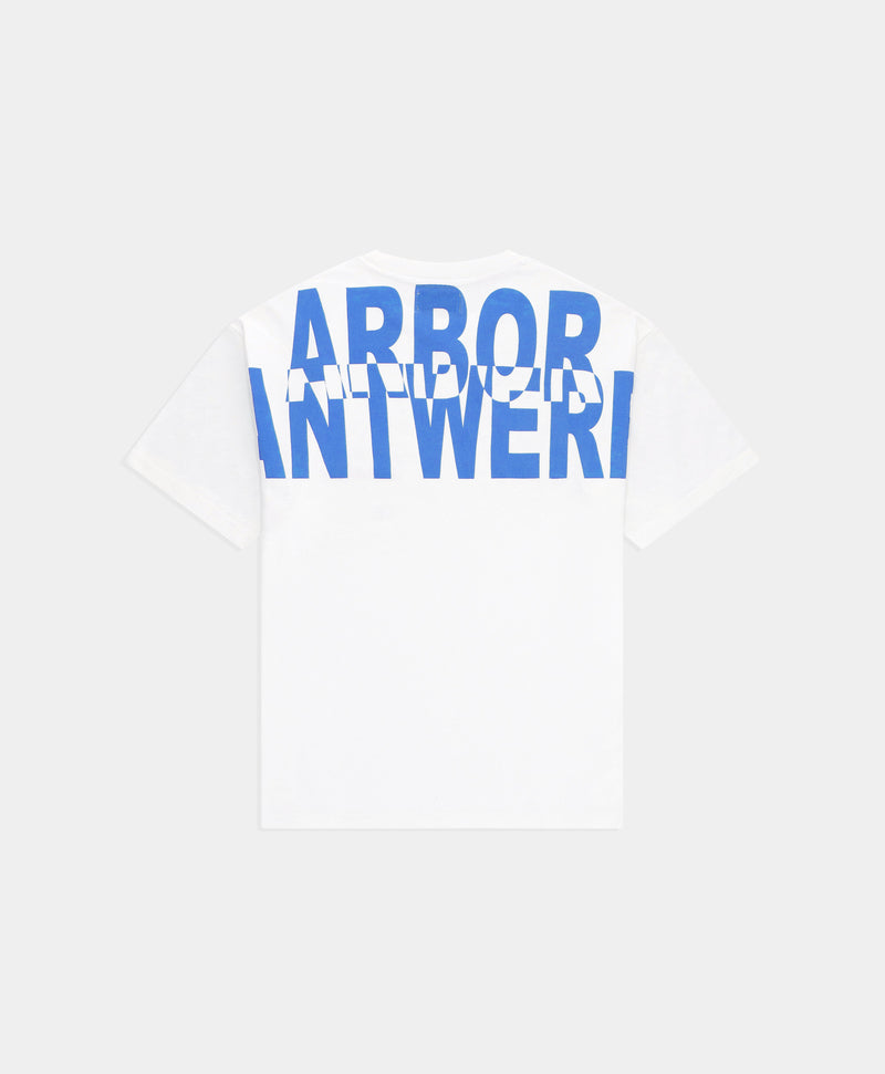 BLUE OVERLAY T-SHIRT