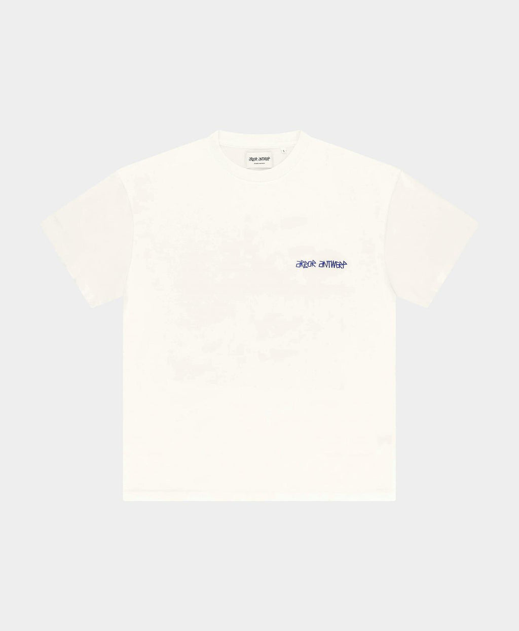 ARBOR ANTWERP Blue triple hearts t-shirt