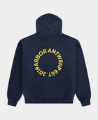 ARBOR ANTWERP Circle application hoodie