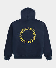 ARBOR ANTWERP Circle application hoodie