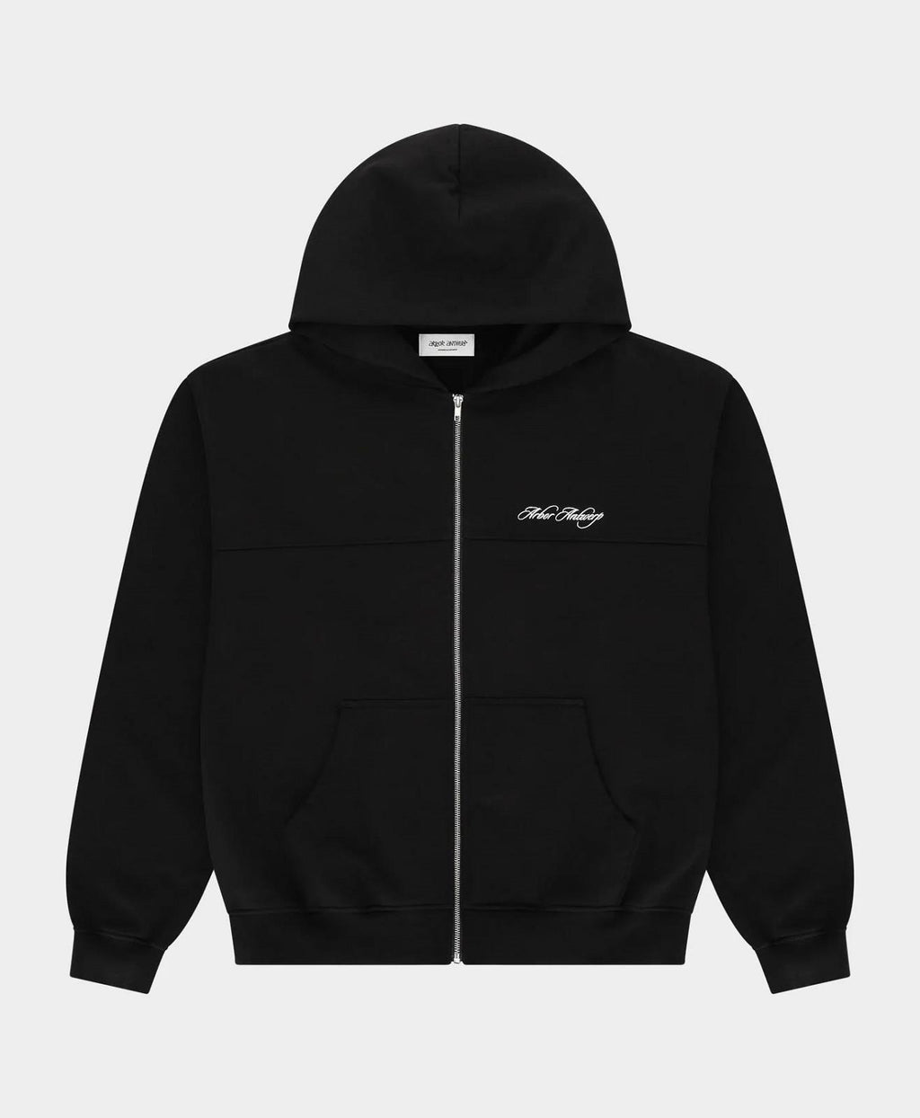 ARBOR ANTWERP Cursive hoodie black