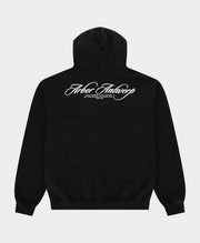 ARBOR ANTWERP Cursive hoodie black
