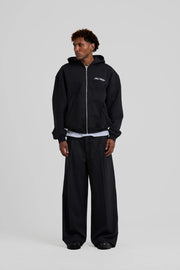 ARBOR ANTWERP Cursive hoodie black