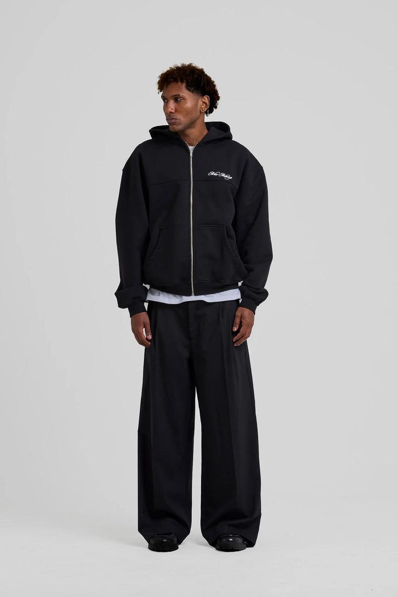 ARBOR ANTWERP Cursive hoodie black