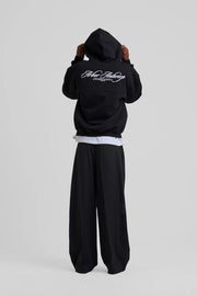 ARBOR ANTWERP Cursive hoodie black