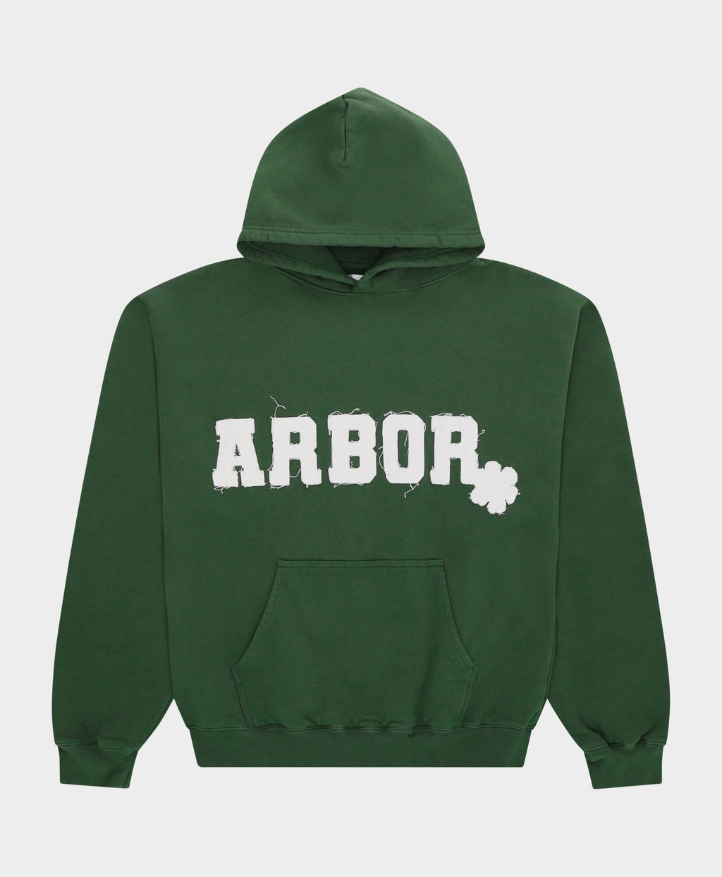 DISTRESSED FLOWER HOODIE