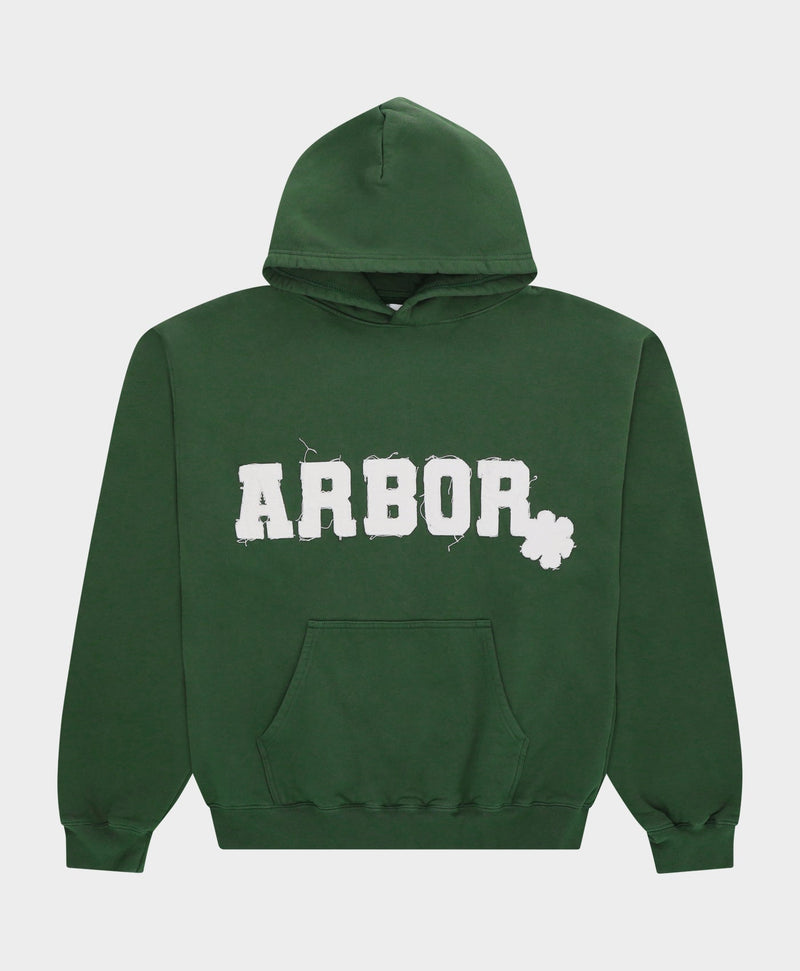 DISTRESSED FLOWER HOODIE