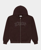 ARBOR ANTWERP Dotline Arbor zipper hoodie