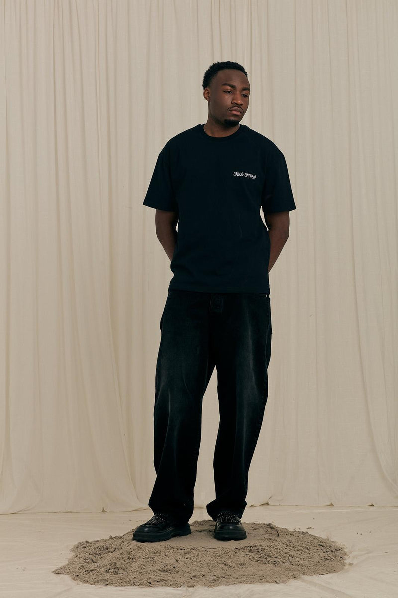 ARBOR ANTWERP Dotwork black t-shirt