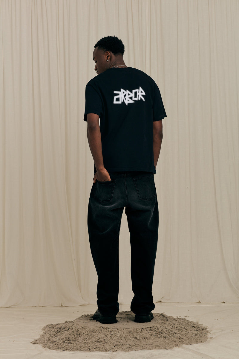 DOTWORK BLACK T-SHIRT