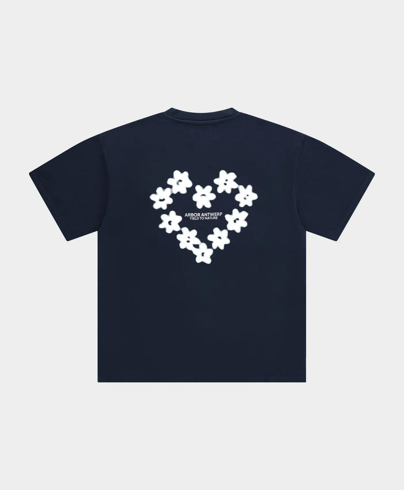 ARBOR ANTWERP Faded flower t-shirt