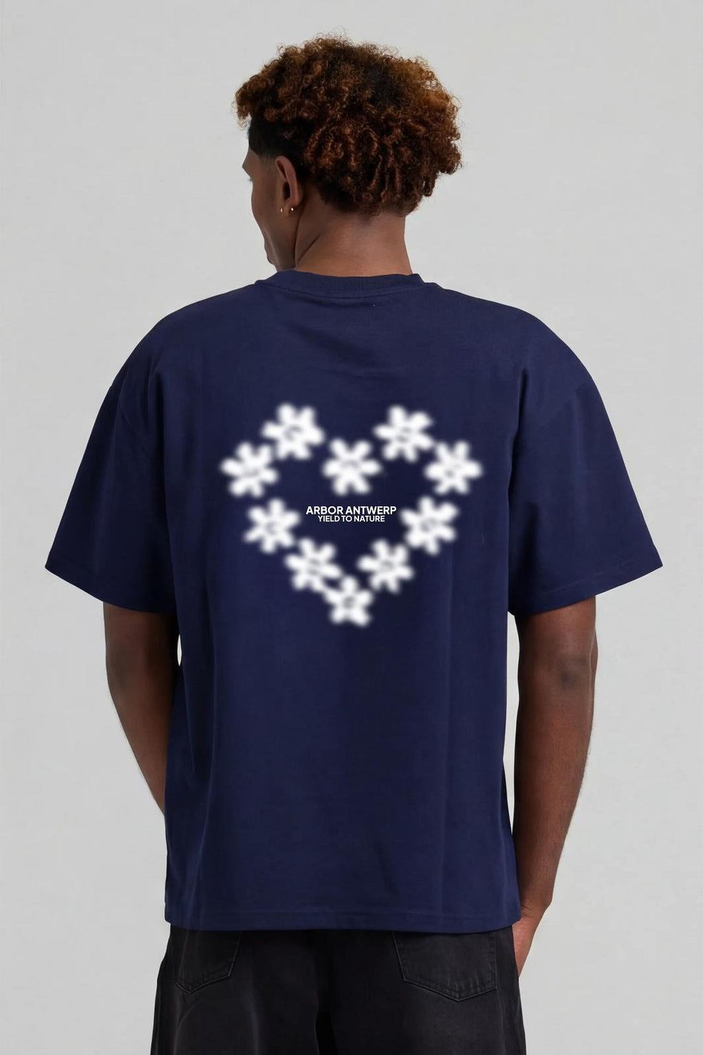 ARBOR ANTWERP Faded flower t-shirt