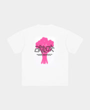 ARBOR ANTWERP Floral bouquet pink t-shirt