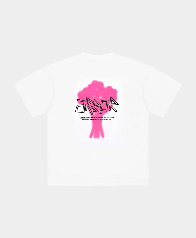 ARBOR ANTWERP Floral bouquet pink t-shirt