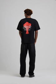 ARBOR ANTWERP Floral bouquet red t-shirt
