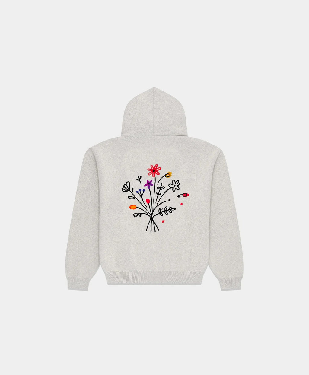 FLOWER GARDEN KNITTED HOODIE