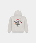 FLOWER GARDEN KNITTED HOODIE