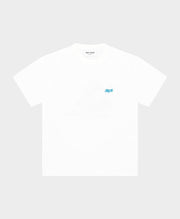 ARBOR ANTWERP Flower oasis blue t-shirt white