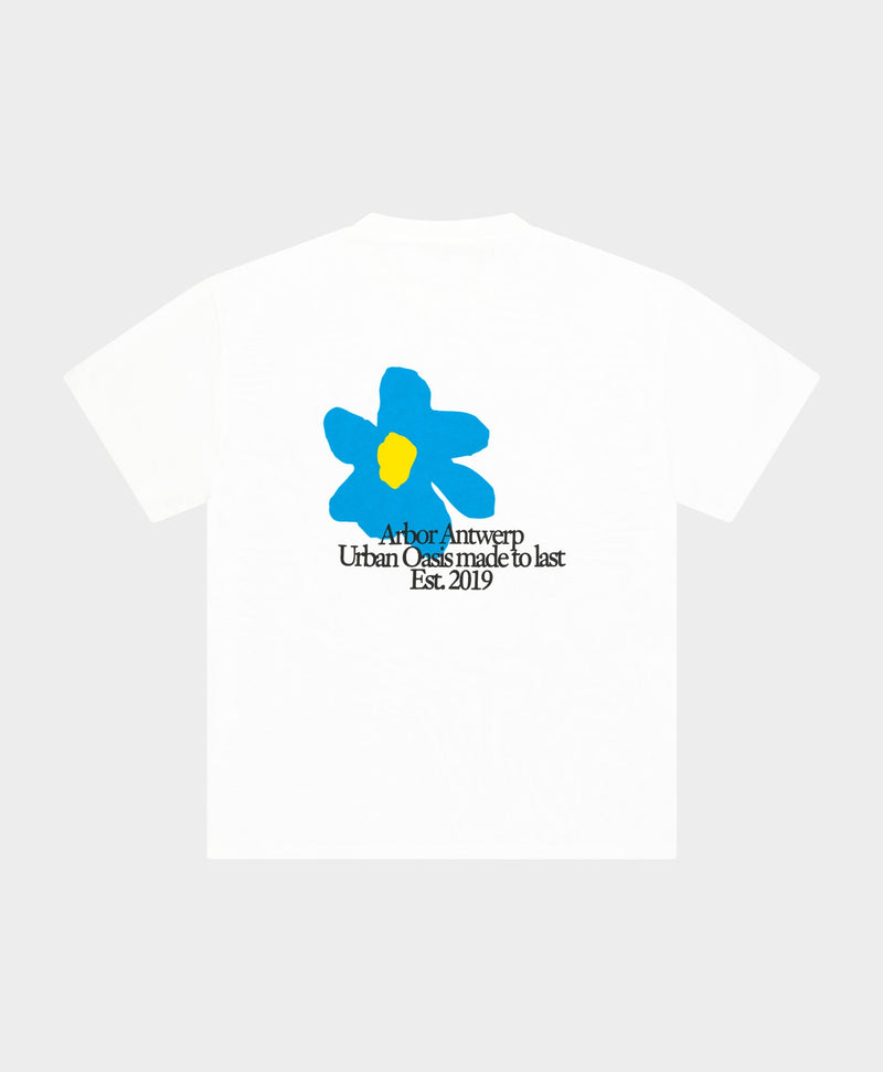 FLOWER OASIS BLUE T-SHIRT