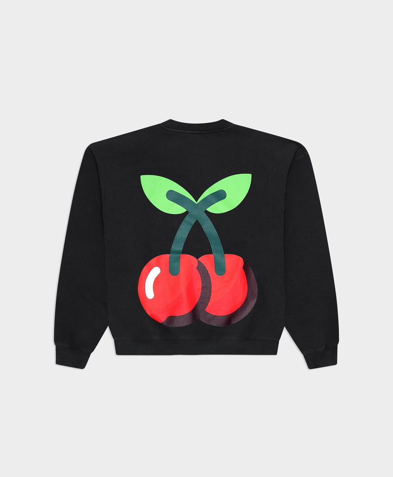 GRAPHIC CHERRIES CREWNECK