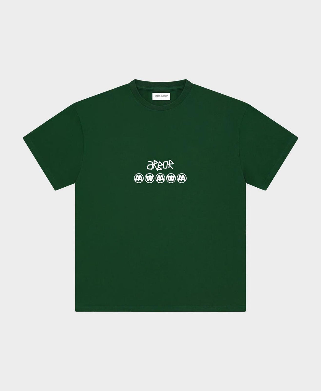 ARBOR ANTWERP Green AA Arbor logo t-shirt