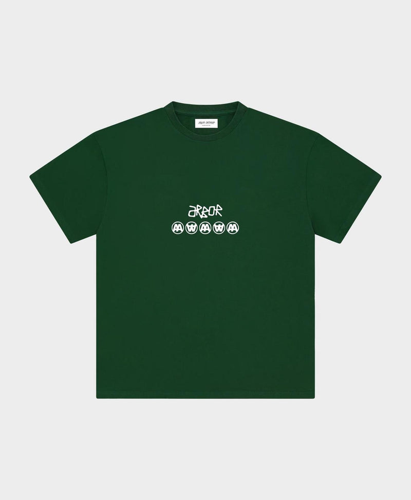 ARBOR ANTWERP Green AA Arbor logo t-shirt