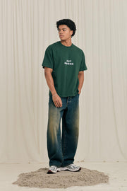 ARBOR ANTWERP Green AA Arbor logo t-shirt