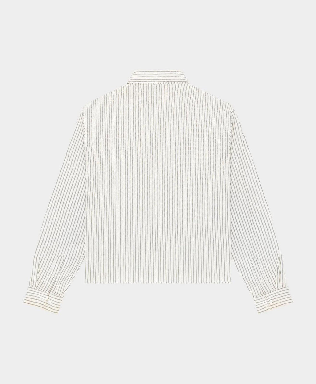 ARBOR ANTWERP Green striped shirt