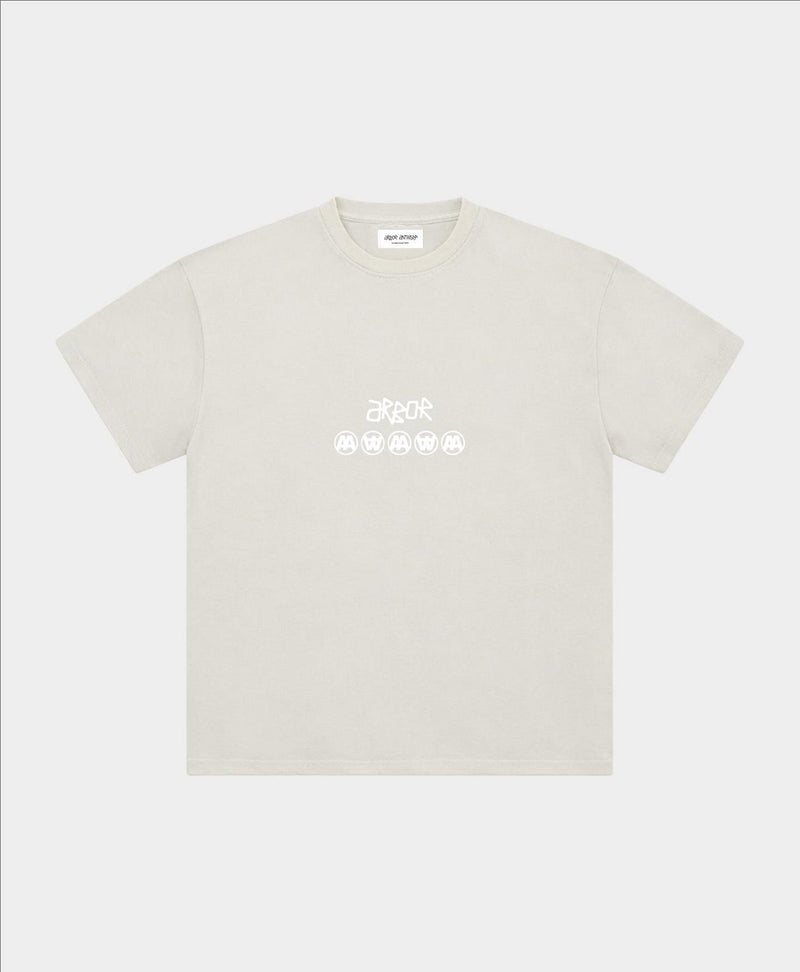 ARBOR ANTWERP Grey AA Arbor logo t-shirt