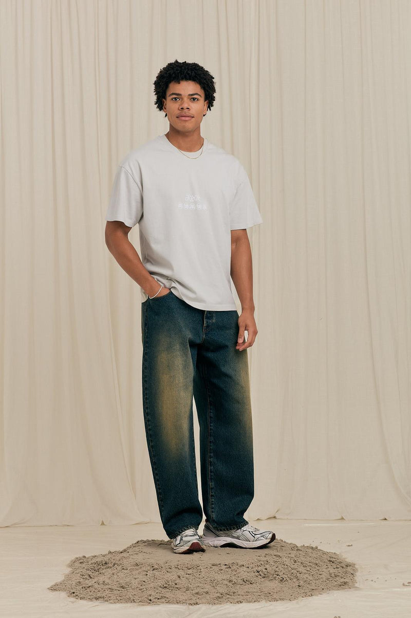 ARBOR ANTWERP Grey AA Arbor logo t-shirt