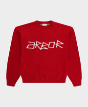 ARBOR ANTWERP Halftone arbor icon red knit