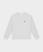 ARBOR ANTWERP Halftone waffle crewneck beige