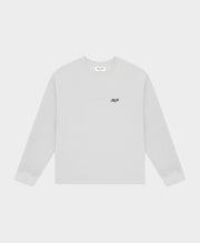 ARBOR ANTWERP Halftone waffle crewneck beige